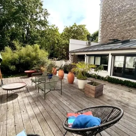 Loft Familial Avec Grand Jardin Verdoyant Feriehus Paris